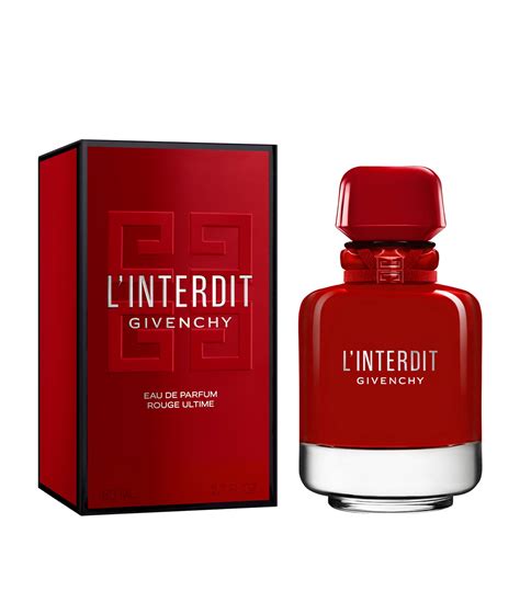 givenchy profumo interdit rosso|givenchy eau de parfum ultime.